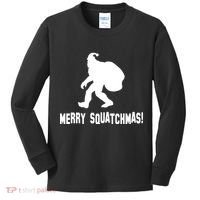 Merry Squatchmas Christmas Kids Long Sleeve Shirt thumb 0
