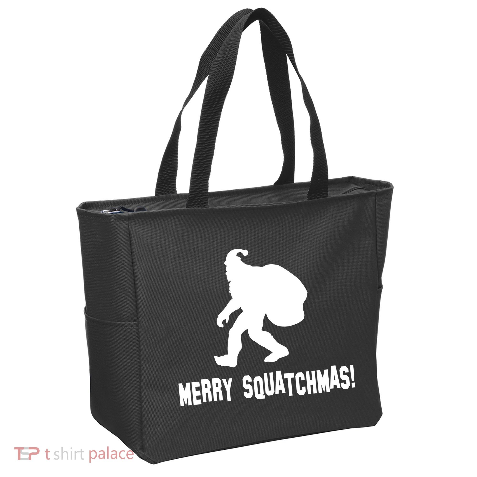 Merry Squatchmas Christmas Tote Bag