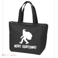 Merry Squatchmas Christmas Tote Bag thumb 3