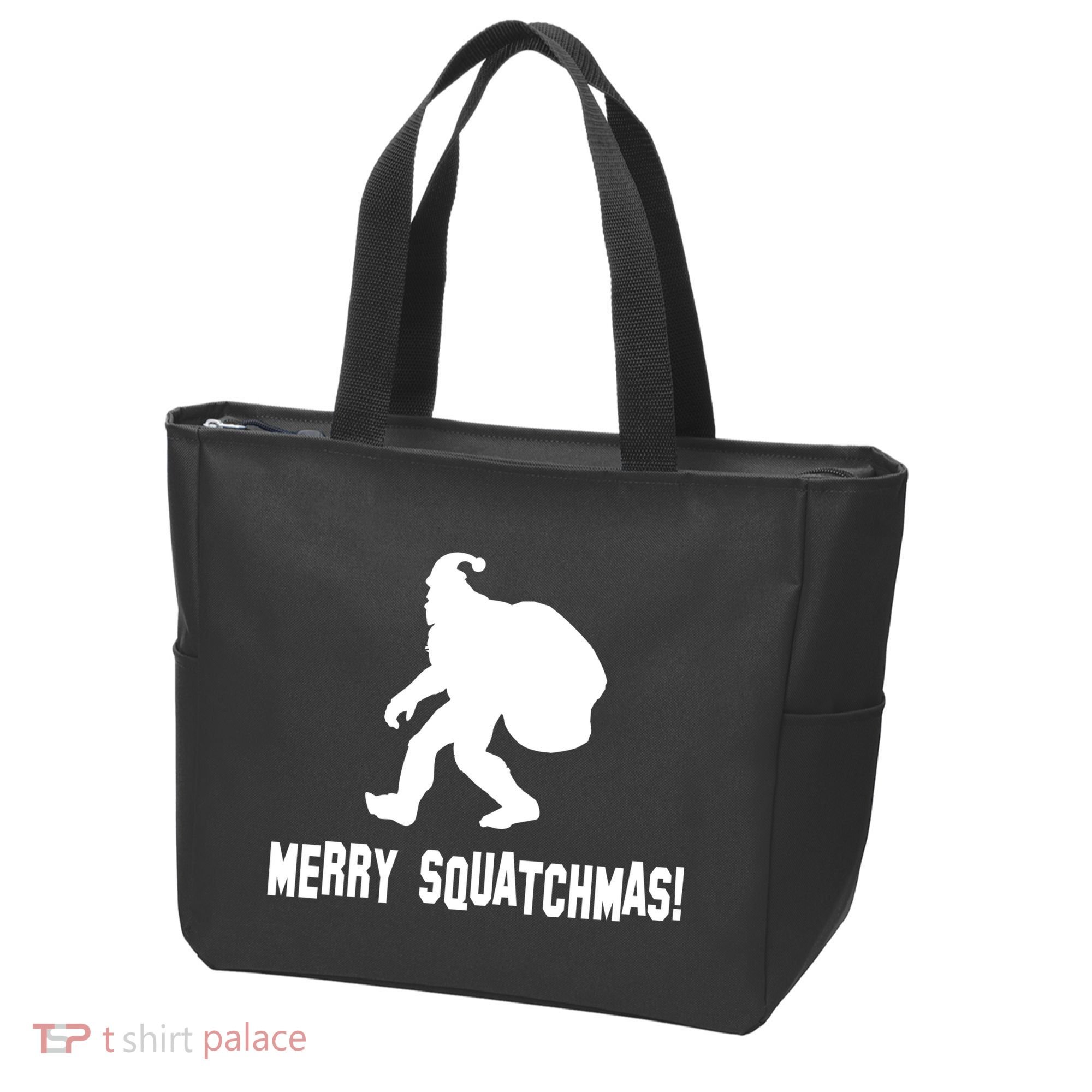 Merry Squatchmas Christmas Tote Bag