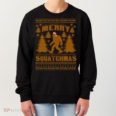 Merry Squatchmas Ugly Christmas Sweater Women's Sweatshirt