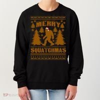 Merry Squatchmas Ugly Christmas Sweater Women's Sweatshirt thumb 0
