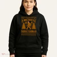 Merry Squatchmas Ugly Christmas Sweater Hoodie thumb 5