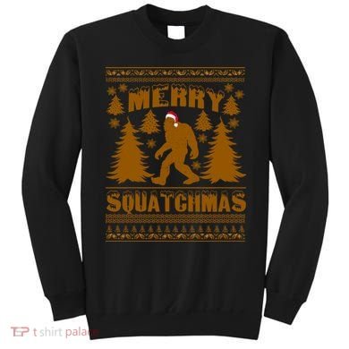 Merry Squatchmas Ugly Christmas Sweater Sweatshirt