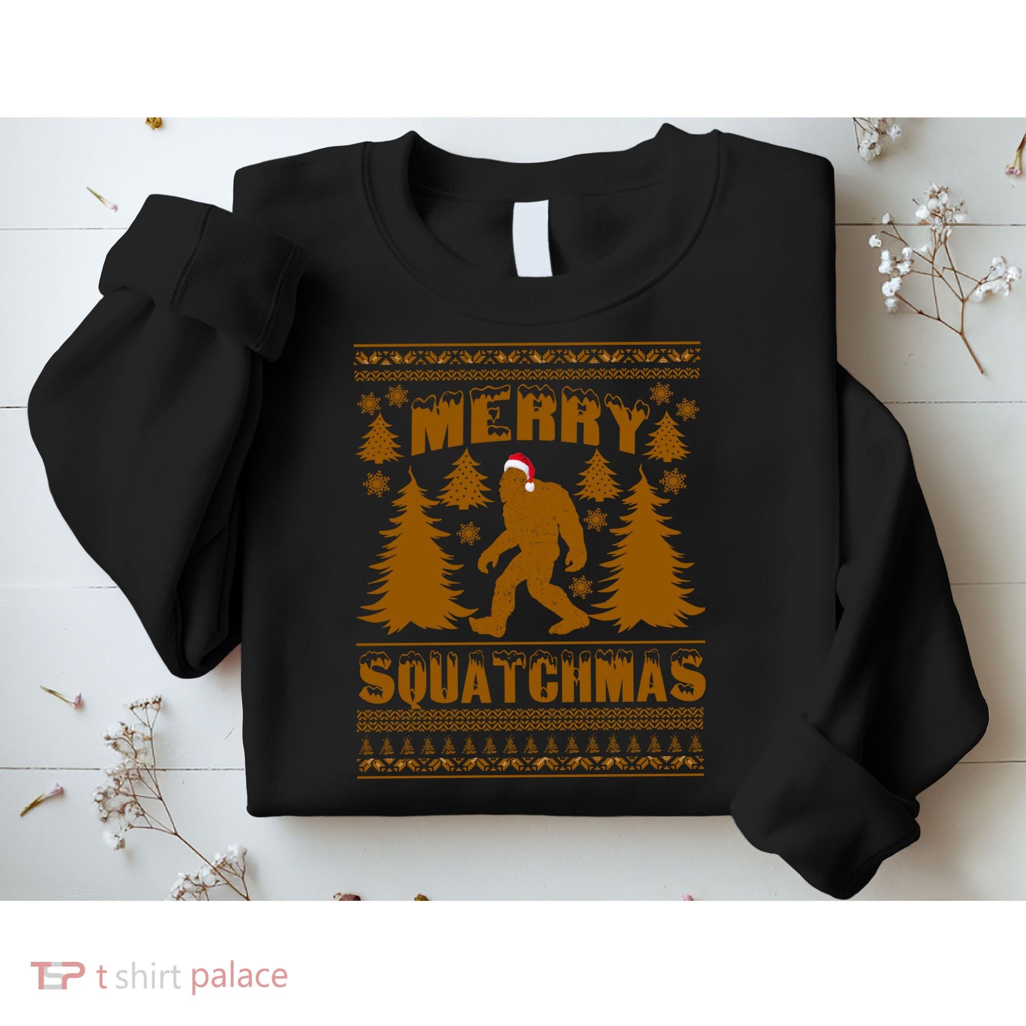 Merry Squatchmas Ugly Christmas Sweater Sweatshirt