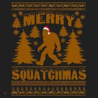Merry Squatchmas Ugly Christmas Sweater Tumbler thumb 3
