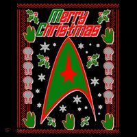Merry Starfleet Christmas Ugly Sweater Coffee Mug thumb 5