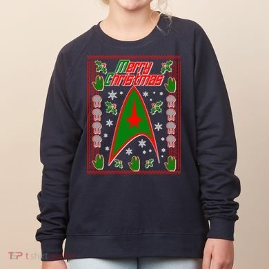 Merry Starfleet Christmas Ugly Sweater Women's Sweatshirt