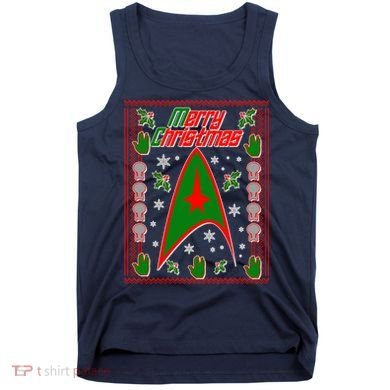 Merry Starfleet Christmas Ugly Sweater Tank Top