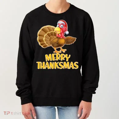 Merry Thanksmas Turkey Women's Sweatshirt