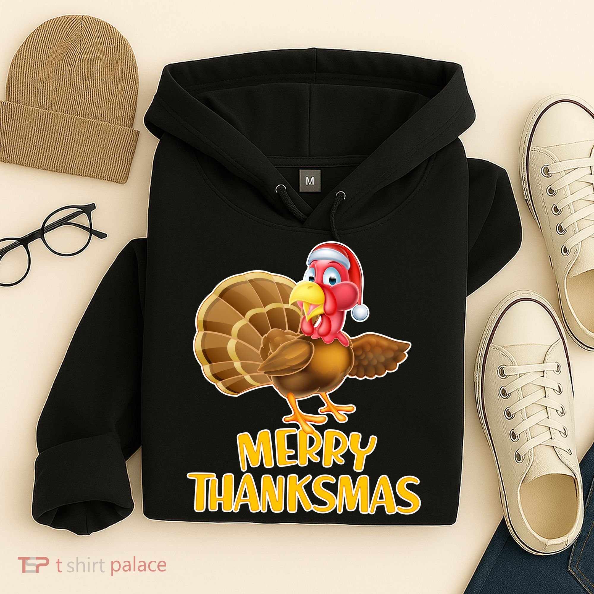Merry Thanksmas Turkey Hoodie
