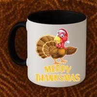 Merry Thanksmas Turkey Coffee Mug thumb 2