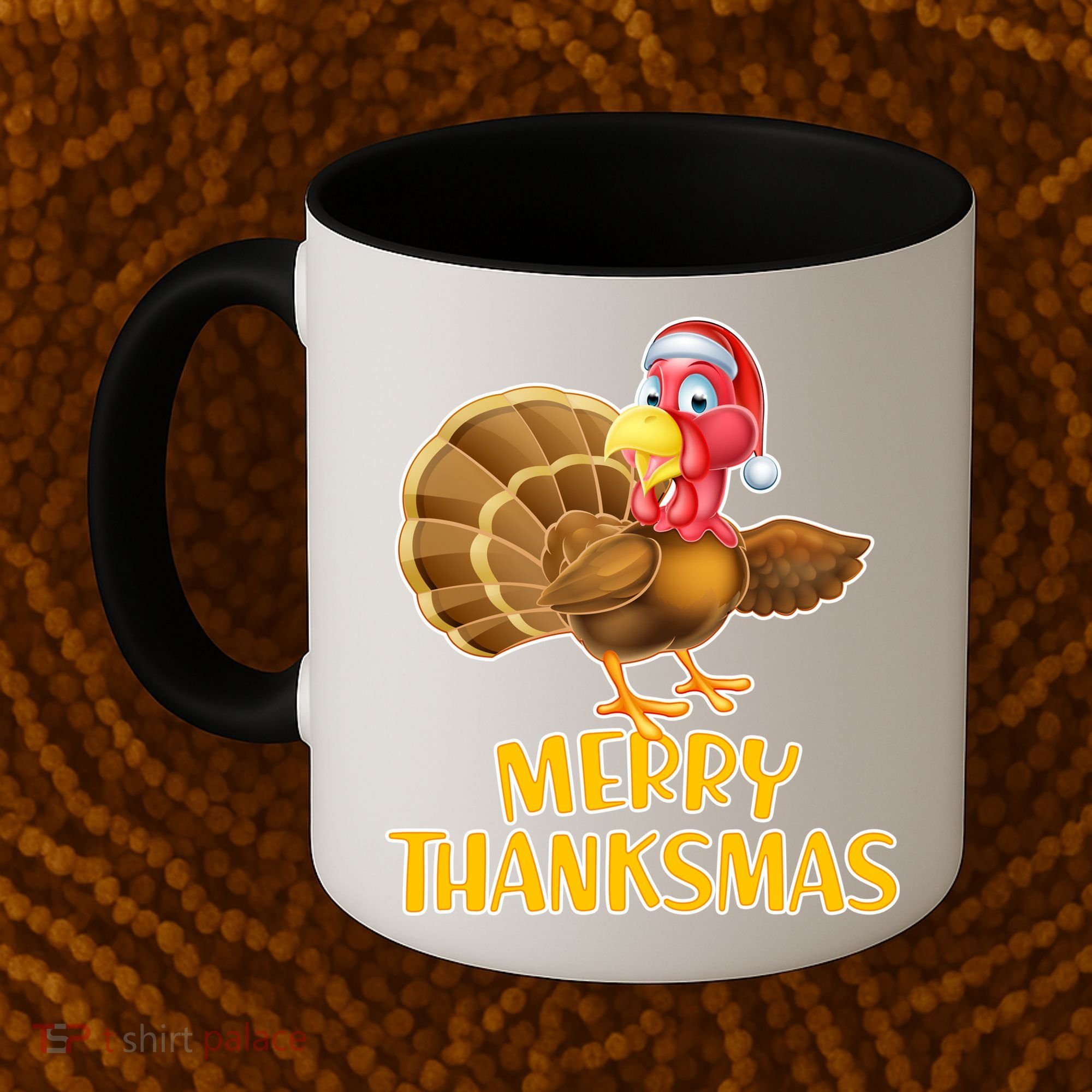 Merry Thanksmas Turkey Coffee Mug