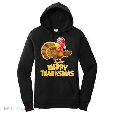 Merry Thanksmas Turkey Women's Hoodie