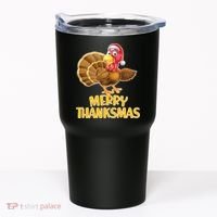 Merry Thanksmas Turkey Tumbler thumb 0