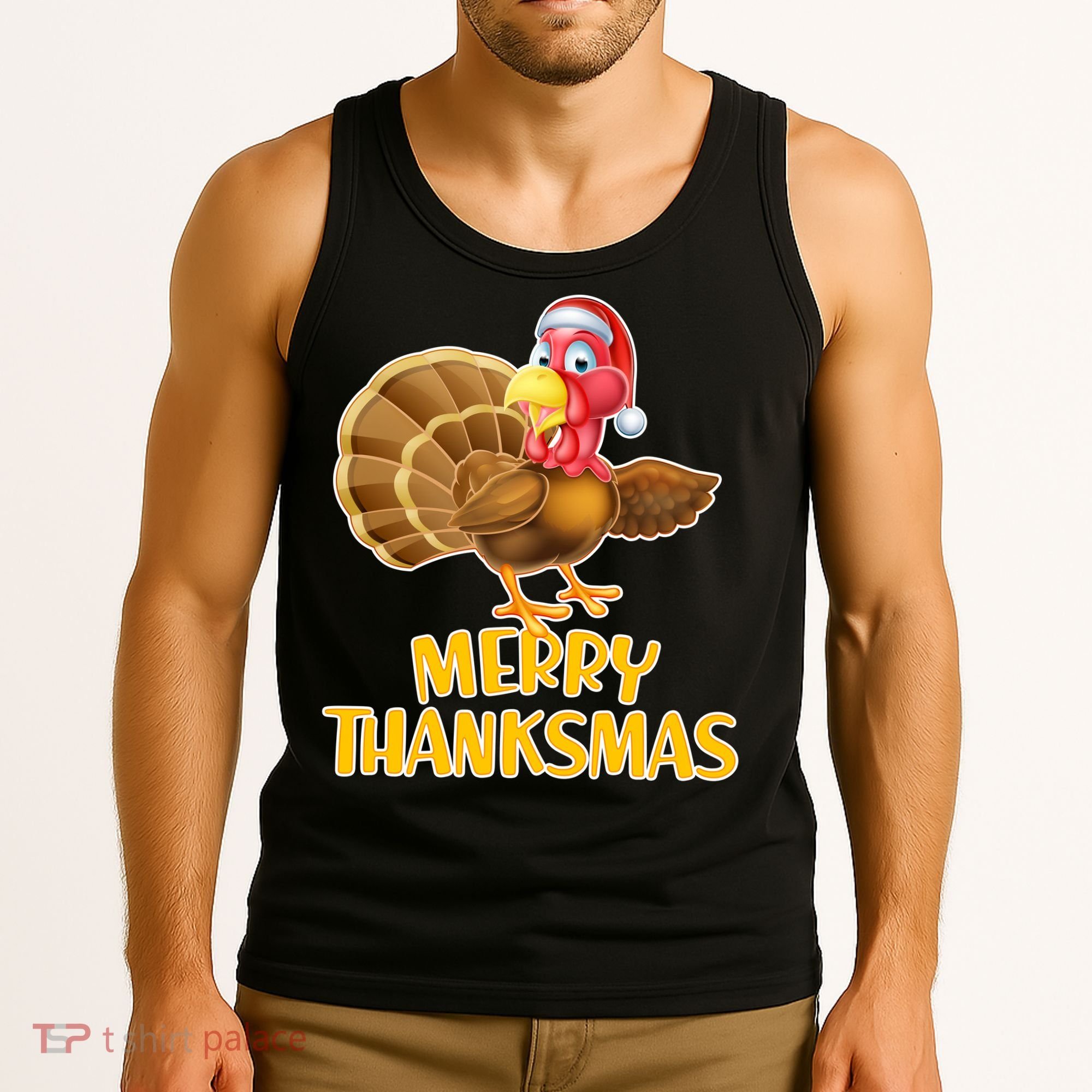 Merry Thanksmas Turkey Tank Top