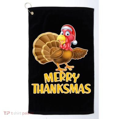 Merry Thanksmas Turkey Golf Towel