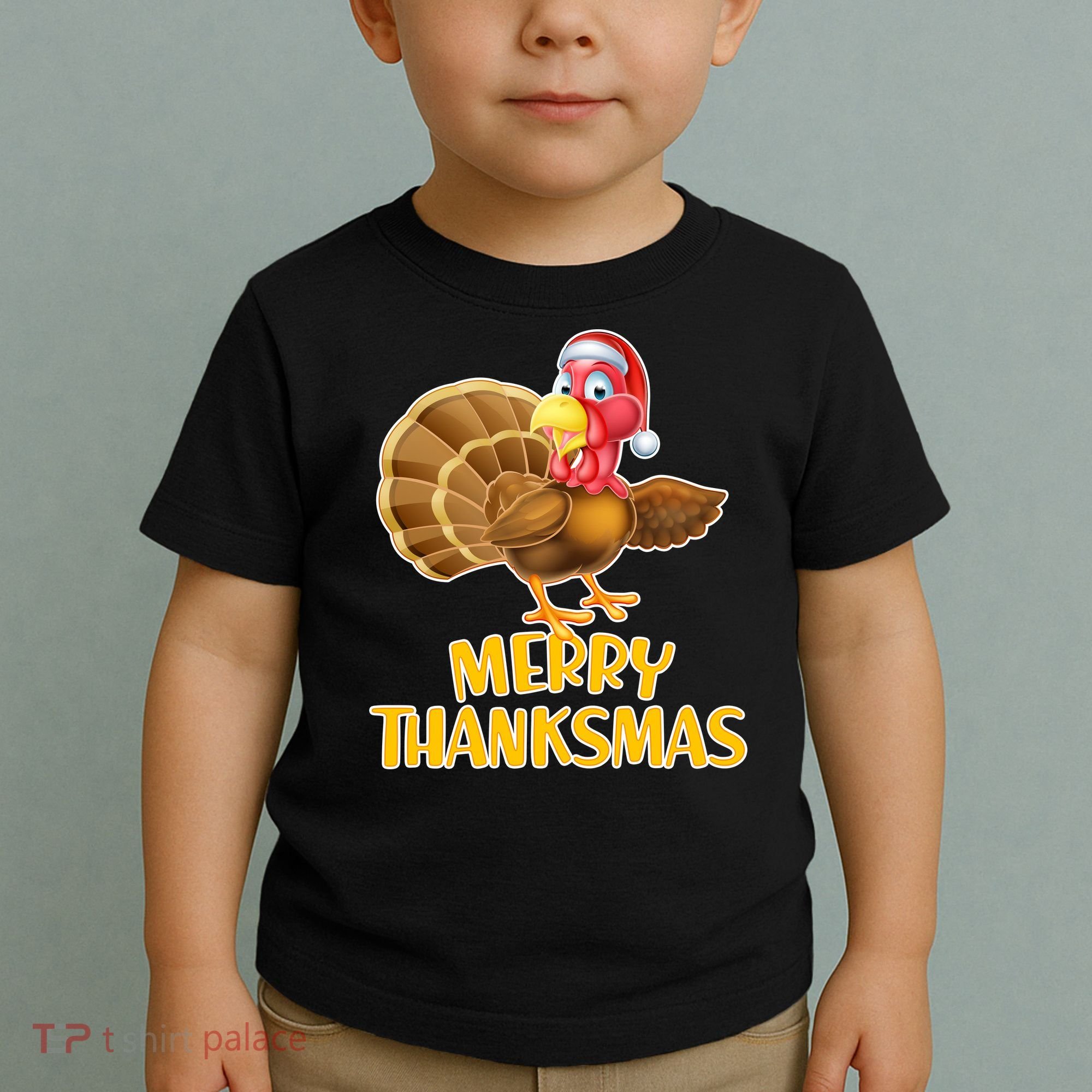 Merry Thanksmas Turkey Toddler T-Shirt