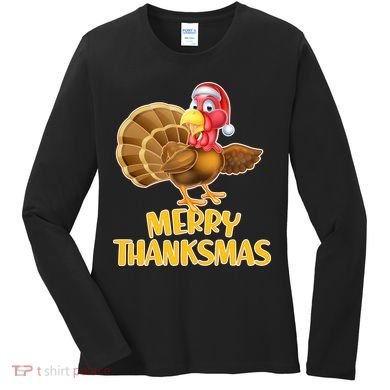 Merry Thanksmas Turkey Women's Long Sleeve Shirt