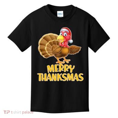 Merry Thanksmas Turkey Kids T-Shirt