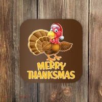 Merry Thanksmas Turkey Coaster thumb 0