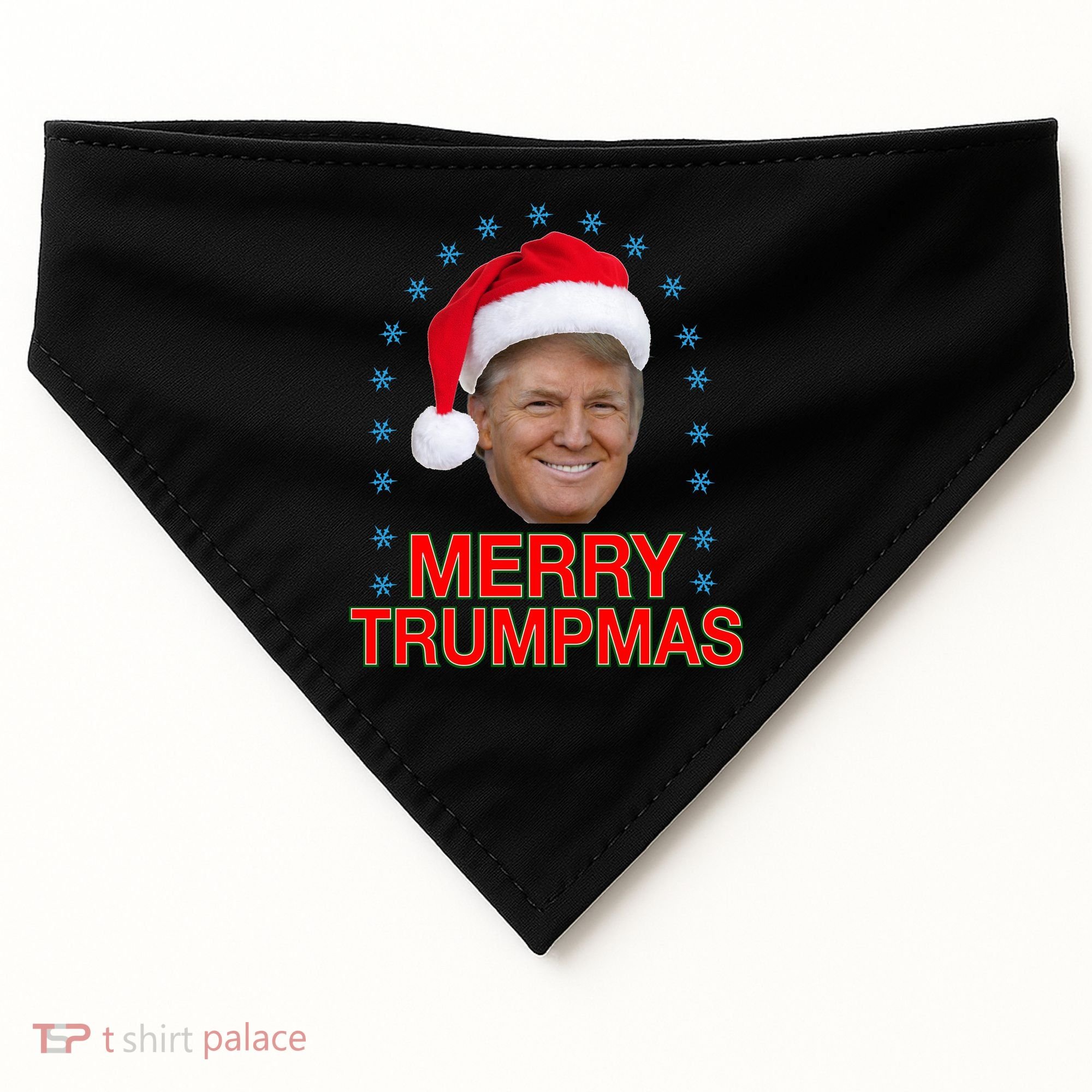Merry Trumpmas Trump Christmas USA-Made Doggie Bandana