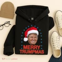 Merry Trumpmas Trump Christmas Hoodie thumb 4