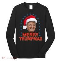 Merry Trumpmas Trump Christmas Long Sleeve Shirt thumb 0