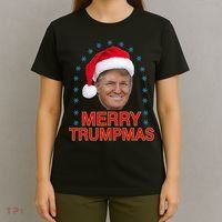 Merry Trumpmas Trump Christmas T-Shirt thumb 4