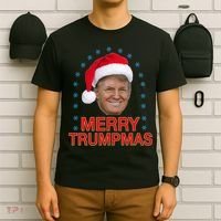 Merry Trumpmas Trump Christmas T-Shirt thumb 6