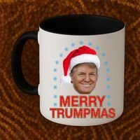 Merry Trumpmas Trump Christmas Coffee Mug thumb 2