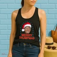 Merry Trumpmas Trump Christmas Women's Tank Top thumb 2