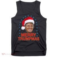 Merry Trumpmas Trump Christmas Tank Top thumb 0