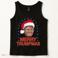 Merry Trumpmas Trump Christmas Tank Top thumb 2
