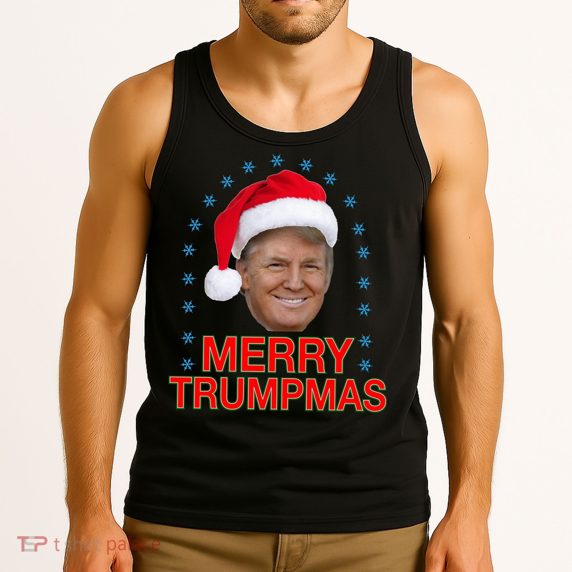 Merry Trumpmas Trump Christmas Tank Top