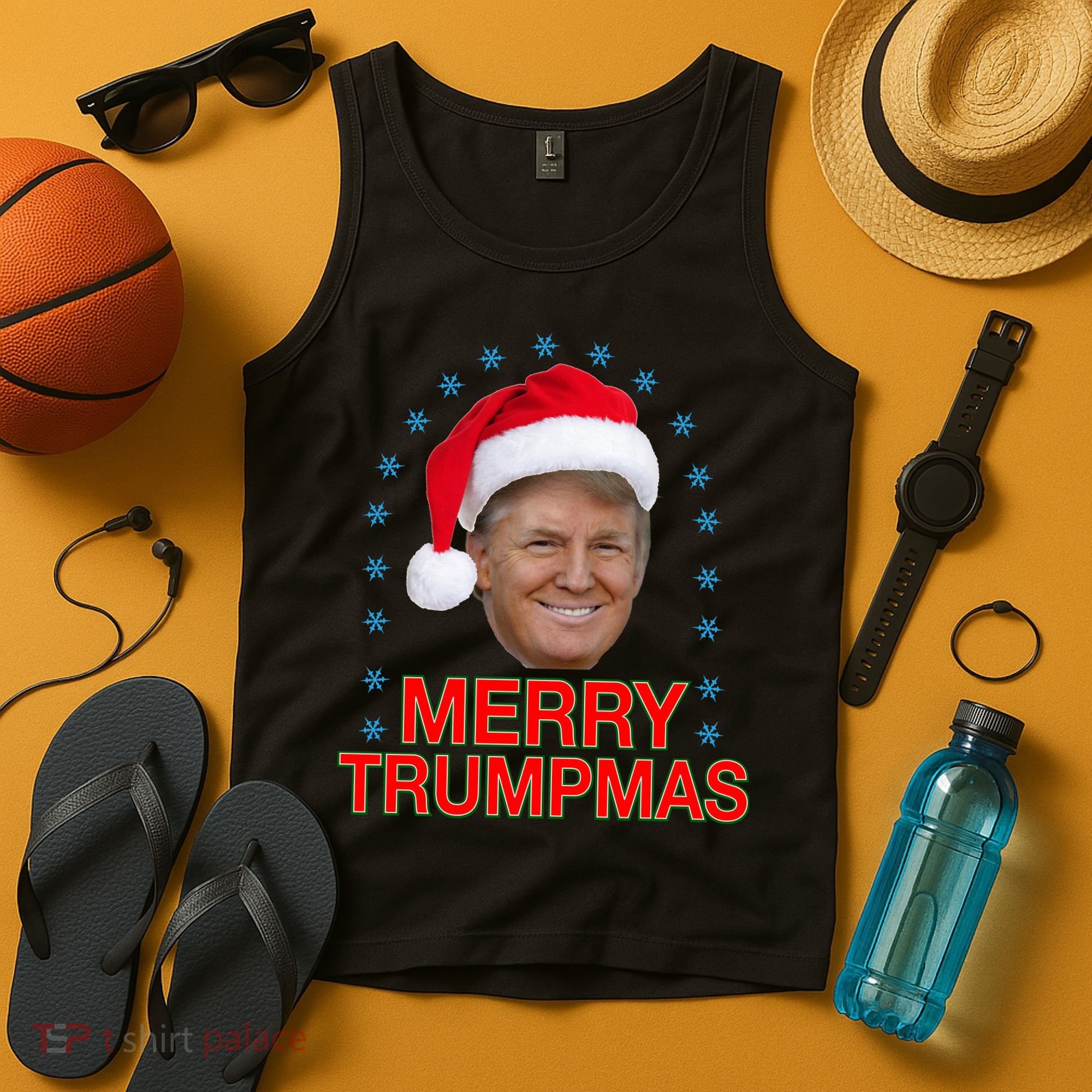 Merry Trumpmas Trump Christmas Tank Top