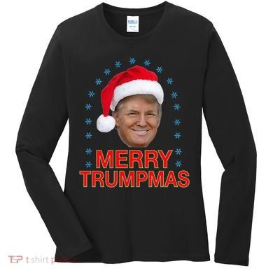 Merry Trumpmas Trump Christmas Women's Long Sleeve Shirt