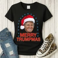 Merry Trumpmas Trump Christmas Women's T-Shirt thumb 3