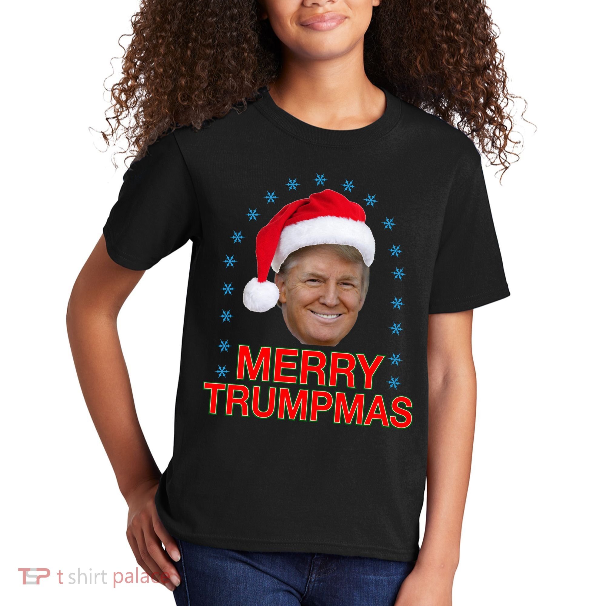 Merry Trumpmas Trump Christmas Kids T-Shirt