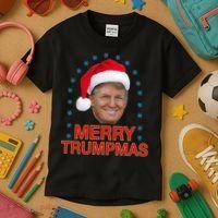 Merry Trumpmas Trump Christmas Kids T-Shirt thumb 3