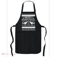 Merry Ugly Christmas T-Rex Sweater Apron thumb 0