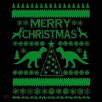 Merry Ugly Christmas T-Rex Sweater Coffee Mug thumb 5