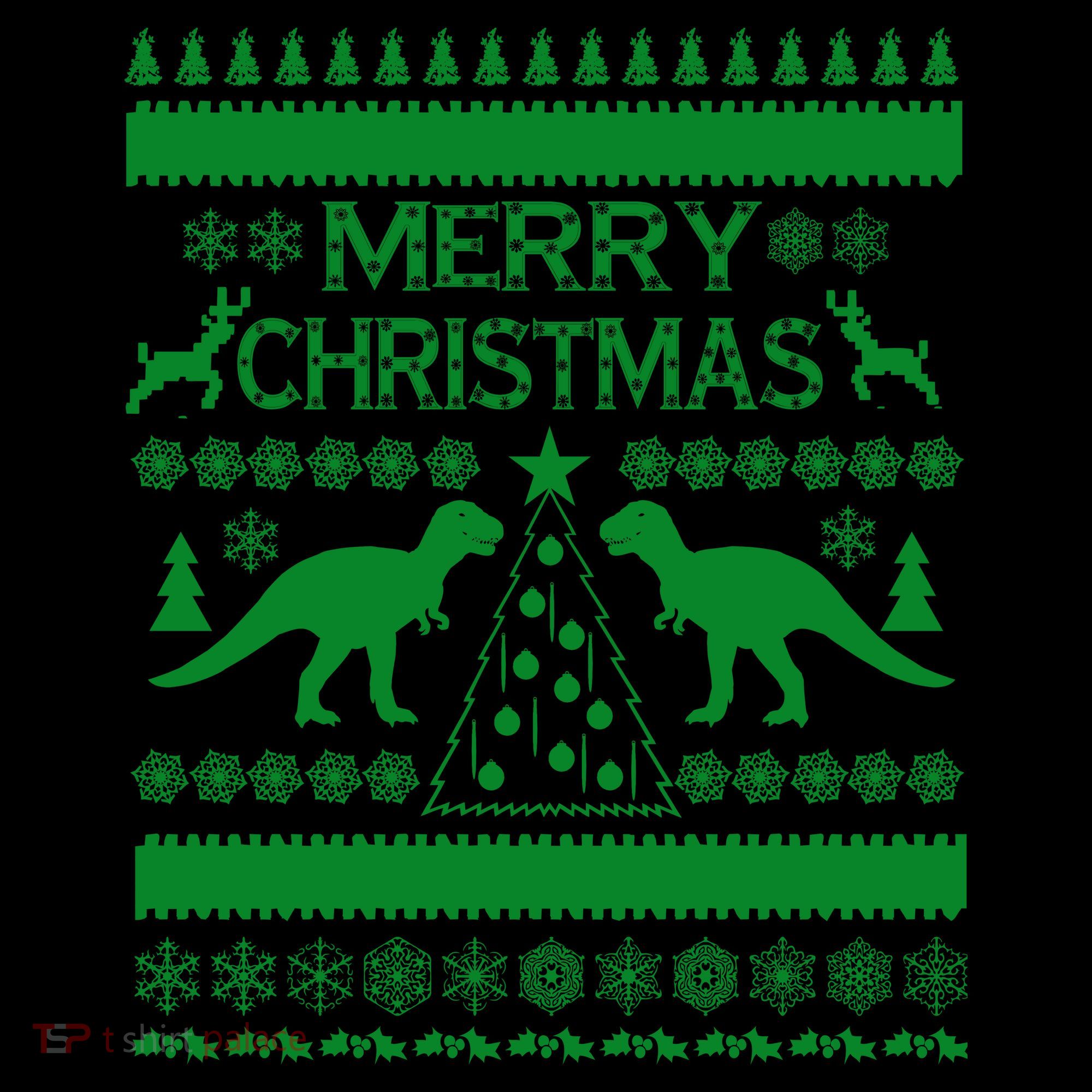 Merry Ugly Christmas T-Rex Sweater Coffee Mug
