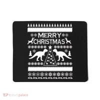 Merry Ugly Christmas T-Rex Sweater Mousepad thumb 0