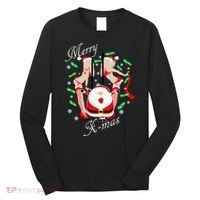 Merry X-Mas Santa's Little Strippers Long Sleeve Shirt thumb 0