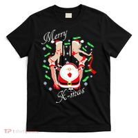 Merry X-Mas Santa's Little Strippers T-Shirt thumb 0