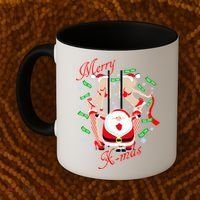 Merry X-Mas Santa's Little Strippers Coffee Mug thumb 2