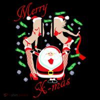 Merry X-Mas Santa's Little Strippers Coffee Mug thumb 5