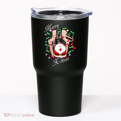 Merry X-Mas Santa's Little Strippers Tumbler