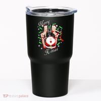 Merry X-Mas Santa's Little Strippers Tumbler thumb 0